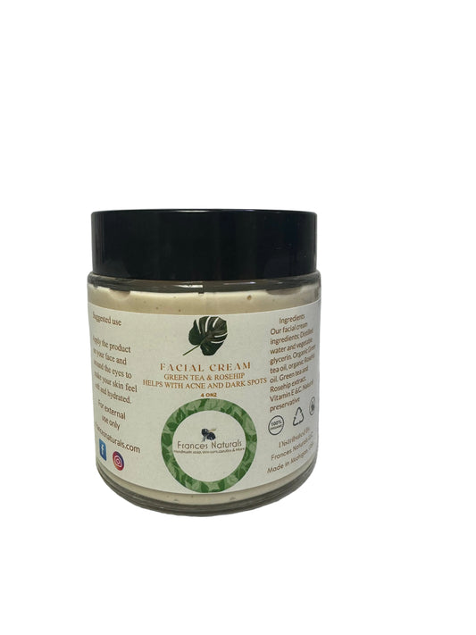 Facial Cream With Green Tea 4oz