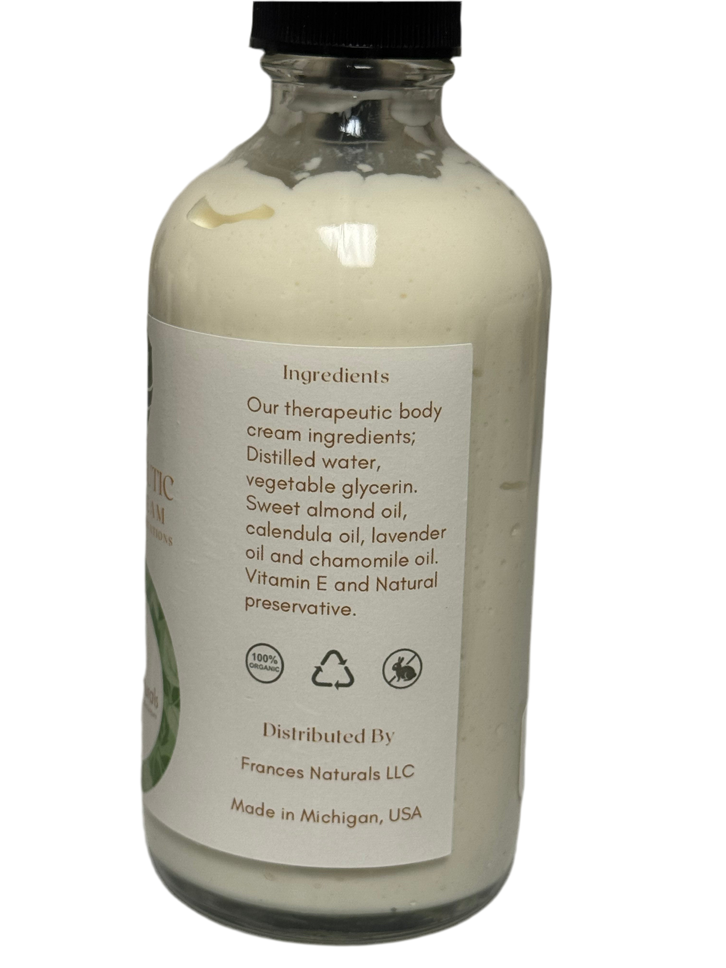 Body Cream For Sensitive Skin 8oz