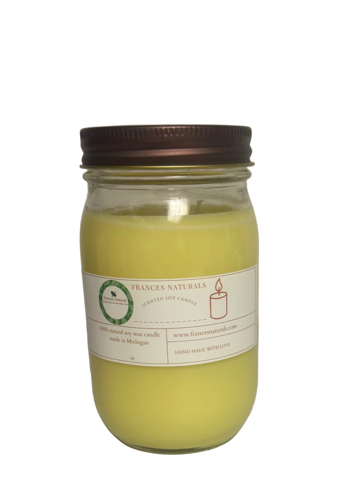 Soy wax candle